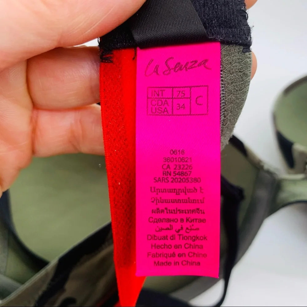 NWOT La Senza Push Up Bra Padded 34C - Picture 5 of 6